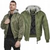 Brandit MA1 Sweat hooded olivová