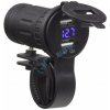 Nabíjačka USB STU 34705 s voltmetrom na motocykel Nabíjačka USB STU 34705 s voltmetrom na motocykel