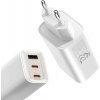 Adaptér Rock Ice2Cube GaN s PD 65W 3A biely Adaptér Rock Ice2Cube GaN s PD 65W 3A biely