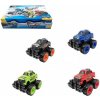 Teddies Auto terénne 4x4 plast 13x10cm na zotrvačník 4 farby 8ks v boxe