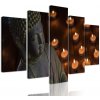 5-dielny obraz Budha pri meditácií 5-dielny obraz Budha pri meditácií