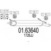 Koncový tlmič výfuku MTS 01.63640 Koncový tlmič výfuku MTS 01.63640