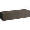 Laufen Il Bagno Alessi skrinka s pracovnou doskou 160x50x37 cm závesná kúpeľňová skrinka pod umývadlo gaštan H4303300974291 Laufen Il Bagno Alessi skrinka s pracovnou doskou 160x50x37 cm závesná kúpeľňová skrinka pod umývadlo gaštan H4303300974291