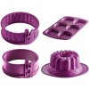 Coox Forma na koláč so skleneným dnom + Forma na bábovku + Mini forma na tortu so skleným dnom + Forma na tartalette, fialová (800011882) Coox Forma na koláč so skleneným dnom + Forma na bábovku + Mini forma na tortu so skleným dnom + Forma na tartalette, fialová (800011882)