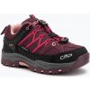 Detské trekingové topánky CMP Rigel Low Wp plum/peach Detské trekingové topánky CMP Rigel Low Wp plum/peach