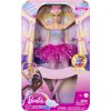 Barbie svietiaca magická baletka s ružovou sukňou Barbie svietiaca magická baletka s ružovou sukňou