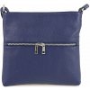 Kožená kabelka na rameno 147 modrá Made in Italy Kožená kabelka na rameno 147 modrá Made in Italy