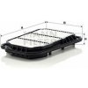 Vzduchový filter MANN-FILTER C 2931 Vzduchový filter MANN-FILTER C 2931