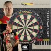Kompletný šípkarský set Target Dimitri van den Bergh terč s 2 sadami šípok a hranicou hodov Kompletný šípkarský set Target Dimitri van den Bergh terč s 2 sadami šípok a hranicou hodov