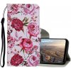 Peňaženkové kožené puzdro na Honor 9X Lite - Peony Peňaženkové kožené puzdro na Honor 9X Lite - Peony