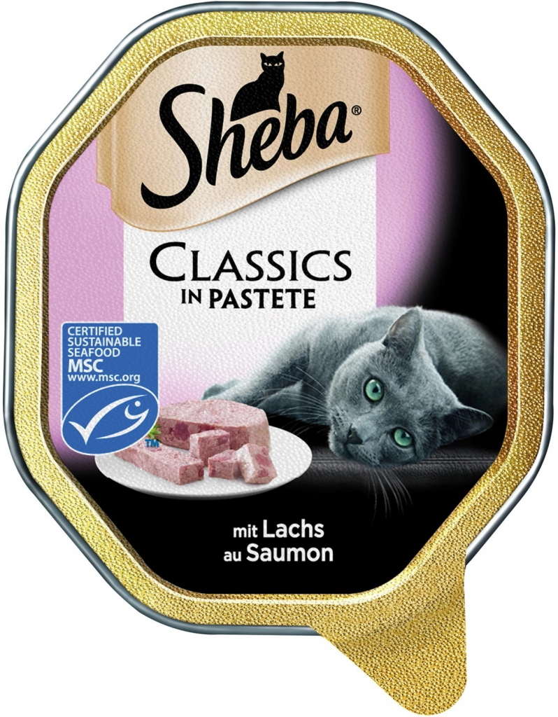 Sheba s lososom 85 g