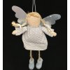 CEDR Schutz Angel na zavesenie 17 cm - so striebornými krídlami CEDR Schutz Angel na zavesenie 17 cm - so striebornými krídlami