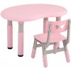 Detský stolček so stoličkou inSPORTline Kucerino ružová Detský stolček so stoličkou inSPORTline Kucerino ružová