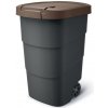 Popelnice Prosperplast Wheeler 95 l antracit s hnědým víkem Popelnice Prosperplast Wheeler 95 l antracit s hnědým víkem