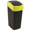 Odpadkový kôš s výklopným vekom, 45 l, CURVER Pacific flip bin, čierny žltý Odpadkový kôš s výklopným vekom, 45 l, CURVER Pacific flip bin, čierny žltý