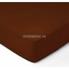 Intermedic plachta jersey Tmavohnedá 90x200