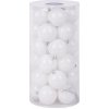 MagicHome Sada vianočných gúľ biele lesklé 30ks/bal MagicHome Sada vianočných gúľ biele lesklé 30ks/bal