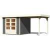LANIT PLAST drevený domček KARIBU ASKOLA 3,5 + prístavok 240 cm (9144) terragrau LG3187 – cena za ks LANIT PLAST drevený domček KARIBU ASKOLA 3,5 + prístavok 240 cm (9144) terragrau LG3187 – cena za ks