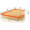 Vzduchový filter MANN-FILTER C 31 143 Vzduchový filter MANN-FILTER C 31 143