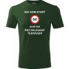 Fľašovo zelené tričko som recyklovaný teenager 60 - darček k 60 pre mužov M Fľašovo zelené tričko som recyklovaný teenager 60 - darček k 60 pre mužov M