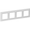 Legrand VALENA LIFE rám 4x (754034) biely/chrom Legrand VALENA LIFE rám 4x (754034) biely/chrom