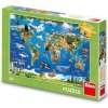 Dino Mapa zvierat 100 dielov Dino Mapa zvierat 100 dielov