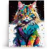 Maľovanie podľa čísiel - Divoká mačka Maľovanie podľa čísiel - Divoká mačka