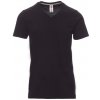 Payper V-Neck 000103-0026 pánske tričko s krátkym rukávom a výstrihom do V čierna