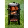 Udiareň 3V1 s pieckou kompletna grill na drevené uhlie s teplomerom Udiareň 3V1 s pieckou kompletna grill na drevené uhlie s teplomerom