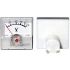 Analógový merač voltmeter 100 V štvorcový MINI Analógový merač voltmeter 100 V štvorcový MINI