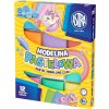 Astra termo-tvrdnúca plastelína, 12 pastelových farieb