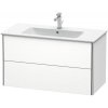 Duravit XSquare skrinka 101x47.8x56 cm závesná kúpeľňová skrinka pod umývadlo biela XS417301818 Duravit XSquare skrinka 101x47.8x56 cm závesná kúpeľňová skrinka pod umývadlo biela XS417301818