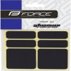 FORCE FORCE reflexné nálepky čierne FORCE FORCE reflexné nálepky čierne