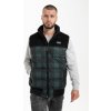 PitBull West Coast - pánská zimní vesta CONVOY zelenočerná