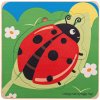 Bigjigs Toys Vkladacie puzzle životné cykly lienky Bigjigs Toys Vkladacie puzzle životné cykly lienky