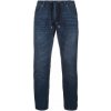 adidas denim loose fit modrá