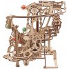Ugears 3D drevené mechanické puzzle Guličková dráha reťazová Ugears 3D drevené mechanické puzzle Guličková dráha reťazová