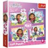 Trefl Gábinin kouzelný domek 4v1 35,48,54,70 dielov Trefl Gábinin kouzelný domek 4v1 35,48,54,70 dielov