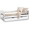 Wilsondo Detská drevená posteľ s úložným priestorom 140x80 Wiki - biela Wilsondo Detská drevená posteľ s úložným priestorom 140x80 Wiki - biela
