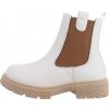 Dámske čižmy - Chelsea Boots white Veľkosť: 38