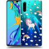 Picasee silikónový prehľadný obal pre Huawei P30 - Unicorn hviezdne nebo Picasee silikónový prehľadný obal pre Huawei P30 - Unicorn hviezdne nebo