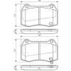 BOSCH Sada brzdových platničiek kotúčovej brzdy 0986494310 BOSCH Sada brzdových platničiek kotúčovej brzdy 0986494310