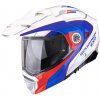 SCORPION prilba ADX-2 Kamps white/red/blue - XS SCORPION prilba ADX-2 Kamps white/red/blue - XS