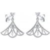 Silvego Dizajnové strieborné náušnice so zirkónmi MW14500 Silvego Dizajnové strieborné náušnice so zirkónmi MW14500