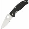 Spyderco Tenacious Black Part Serrated Spyderco Tenacious Black Part Serrated