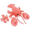 PTIPOTOS Plyšový homár Iloveyou koralový - mama s miminkom PTIPOTOS Plyšový homár Iloveyou koralový - mama s miminkom