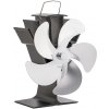Ventilátor na kachle FLAMINGO päťlopatkový, strieborný Ventilátor na kachle FLAMINGO päťlopatkový, strieborný