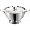 Polievková misa z nehrdzavejúcej ocele s pokrievkou, servírovacia misa na polievku, 4,5 l