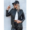 Čierna klasická koženková bunda TRENDY FUSION TY3896 L Čierna klasická koženková bunda TRENDY FUSION TY3896 L
