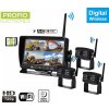 Parkovacia kamera s monitorom bezdrotova s nahravaním na SD - 3x AHD wifi kamera + 7 Parkovacia kamera s monitorom bezdrotova s nahravaním na SD - 3x AHD wifi kamera + 7